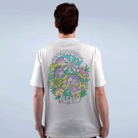 CAMISETA OVERSIZED OFF WHITE - MANIKAS FLOR
