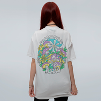 CAMISETA OVERSIZED OFF WHITE - MANIKAS FLOR