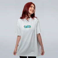 CAMISETA OVERSIZED OFF WHITE - MANIKAS FLOR