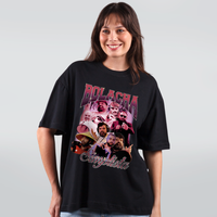 CAMISETA OVERSIZED PRETA - BOLACHA SIMPLISTA