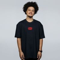CAMISETA OVERSIZED PRETA - CARTEIRO CÓSMICO