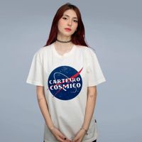 CAMISETA OFF WHITE - LOGO ESPACIAL