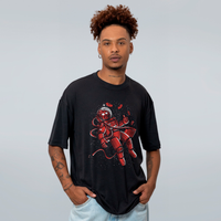 CAMISETA OVERSIZED PRETA - À DERIVA