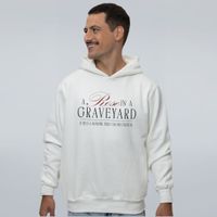 MOLETOM OFF WHITE - ROSE IN A GRAVEYARD