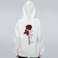MOLETOM OFF WHITE - ROSE IN A GRAVEYARD
