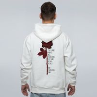 MOLETOM OFF WHITE - ROSE IN A GRAVEYARD