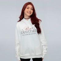 MOLETOM OFF WHITE - ROSE IN A GRAVEYARD