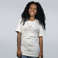 CAMISETA OFF WHITE - ROSE IN A GRAVEYARD