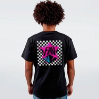 CAMISETA PRETA - ESTRELA