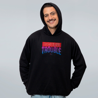 MOLETOM PRETO - DOUBLE TROUBLE