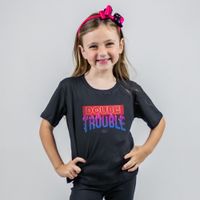 CAMISETA PRETA - DOUBLE TROUBLE