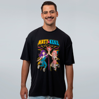 CAMISETA OVERSIZED PRETA - ENERGIA KEKEZITA