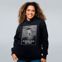MOLETOM PRETO - É NESSA QUE EU VOU