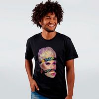 CAMISETA PRETA - LORE FATIADA