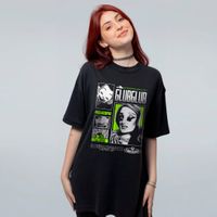 CAMISETA OVERSIZED PRETA - LOREVERSO