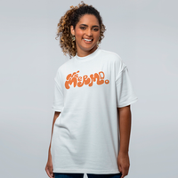 CAMISETA OVERSIZED OFF WHITE - NÉ MERMO