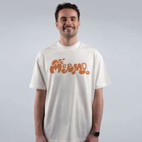 CAMISETA OVERSIZED OFF WHITE - NÉ MERMO