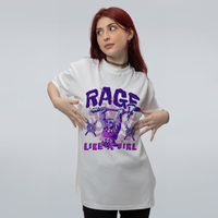CAMISETA OVERSIZED OFF WHITE - GIRL RAGE