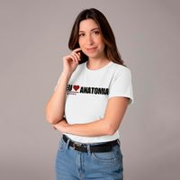 CAMISETA OFF WHITE - EU AMO ANATOMIA
