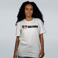 CAMISETA OFF WHITE - EU AMO ANATOMIA