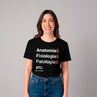 CAMISETA PRETA - ANATOMIA ETC