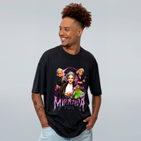 CAMISETA OVERSIZED PRETA - MIRANDA FOX