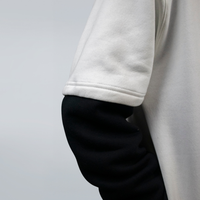 MOLETOM SOBREPOSIÇÃO OFF WHITE E PRETO - TRILOGY