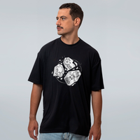 CAMISETA OVERSIZED PRETA - TRILOGY