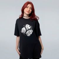 CAMISETA OVERSIZED PRETA - TRILOGY
