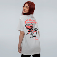 CAMISETA OVERSIZED OFF WHITE - GOGO JUICE