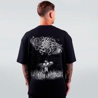 CAMISETA OVERSIZED PRETA - AZATHOTH