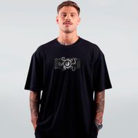 CAMISETA OVERSIZED PRETA - AZATHOTH