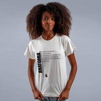 CAMISETA OFF WHITE - ANATOMIA, A ARTE