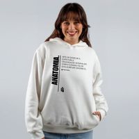 MOLETOM OFF WHITE - ANATOMIA, A ARTE