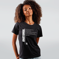 CAMISETA PRETA - ANATOMIA, A ARTE