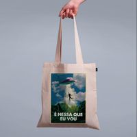 ECOBAG PALHA - É NESSA QUE EU VOU COLORIDO