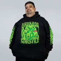 MOLETOM PRETO - HALLOWEEN BROXADA