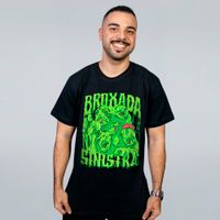 CAMISETA OVERSIZED PRETA - HALLOWEEN BROXADA