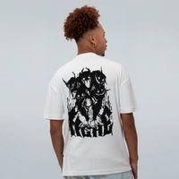 CAMISETA OVERSIZED OFF WHITE - ESPÍRITOS MANIKAS