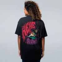 CAMISETA OVERSIZED PRETA - MANIKAS SINISTRÃO