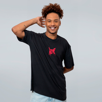 CAMISETA OVERSIZED PRETA - MANIKAS SINISTRÃO