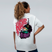 CAMISETA OVERSIZED OFF WHITE - MANIKAS SINISTRÃO