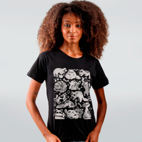CAMISETA PRETA - FLUFFY OVERLOAD