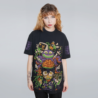 CAMISETA OVERSIZED PRETA - BRAIN