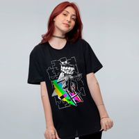 CAMISETA PRETA - FRAGMENTO AUSENTE