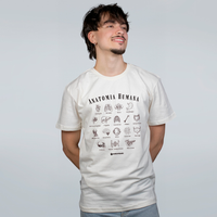CAMISETA OFF WHITE - ANATOMIA HUMANA
