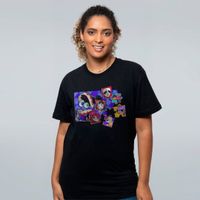 CAMISETA PRETA - NOVO QUEBRA CABEÇA