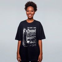 CAMISETA OVERSIZED PRETA - BECAUSE