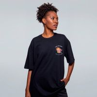 CAMISETA OVERSIZED PRETA - ANIMAIS