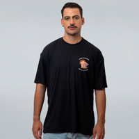 CAMISETA OVERSIZED PRETA - ANIMAIS